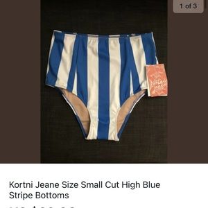 Blue and white stripe KJ bottoms